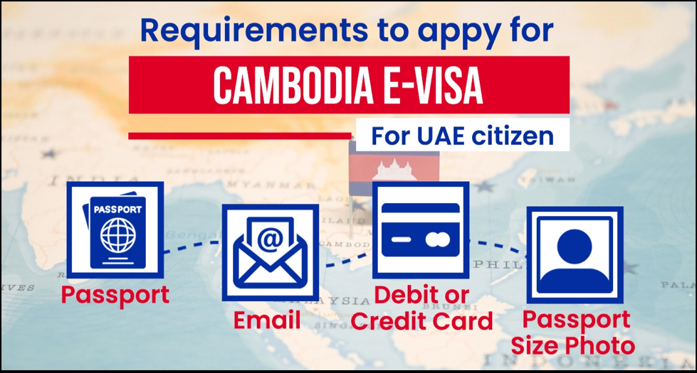 Requirements to apply for Cambodia E Visa for UAE Citizen